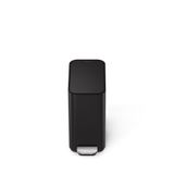 simplehuman CW2101 vuilnisbak 5 l Rechthoekig Staal Zwart