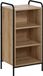 vidaXL - Dressoir - Artisanaal - eiken - 97 x 33 x 81 cm - Bewerkt hout