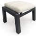 Sens-line Hocker Valentina - Aluminium - Antraciet