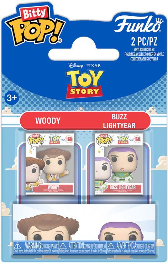 Funko BITTY POP 2 Pack: TOY STORY - Woody & Buzz