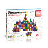 PicassoTiles Magnetic Tiles set 152 delig