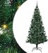 vidaXL - Kunststof - Voorverlichte - Kerstboom - Groen - 210 cm