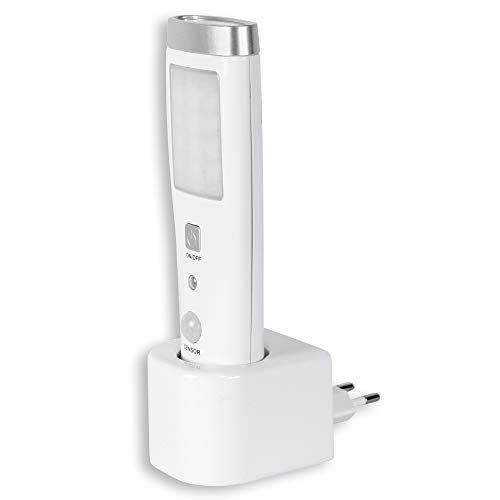 Fishtec ® Oplaadbare bewegingsgeactiveerde zaklamp met 15 LED's