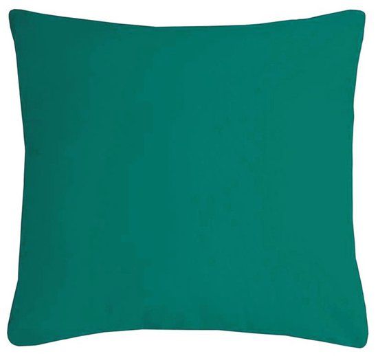 Stof Textile sierkussen Nelson - emerald groen - 60 x 60 cm