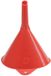 Hünersdorff Trechter 170 ml 100 mm Rood Kunststof