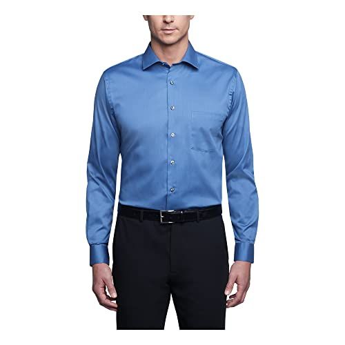 Van Heusen Herenjurk - Regular Fit - Dusty Blue - 41 cm Hals 86 cm- 89 cm Ärmel