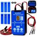 Injectortester - Testeur d'injecteur de carburant 12 V - 6 injecteurs - Kit de nettoyage - 8 modes d'impulsion