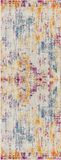 Surya Modern Abstract Tapijt ALANA - Meerkleurig/blauw