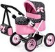 Bayer Design Poppenwagen Trendy - Noir/Blanc/Rose - 46 cm