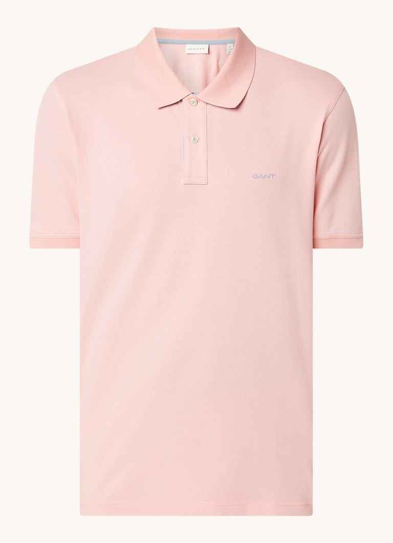 Gant Regular Fit Polo - Piqué Katoen - Logoborduring