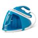Amazon Basics Stoomgenerator-strijkijzer met Pomp van 6 Bar, 240g/min Stoomstoot, 120 g/min Stoomafgifte, Tank van 1,5L, 2400W Wit/Blauw