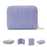 MillyMilk® Corduroy portemonnee Fondo - mini-portemonnee voor vrouwen - pastelkleurige stoffen portemonnee van corduroy voor dames klein - damesportemonnee voor kaarten, munten en bankbiljetten