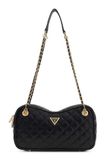 GUESS Giully II Shoulder Satchel Black zwart