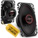 DS18 GEN-X4.6 4x6" 135 Watt haut-parleurs coaxiaux 2 voies 4 ohm