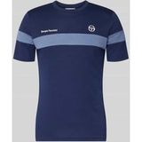 Sergio Tacchini Shirt 'Leone' navy / hemelsblauw / wit