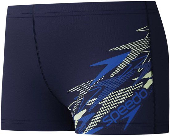 Speedo Medley Logo Aquashort Jongens Sportzwembroek - Marine/Blauw