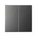 Dubbele Simon 82 CONCEPT Dubbele knop Int/Schakelaar Titan
