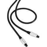 SpeaKa Professional Toslink Digitale audio Aansluitkabel [1x Toslink-stekker (ODT) - 1x Toslink-stekker (ODT)] 1.50 m Zwart SuperSoft-mantel