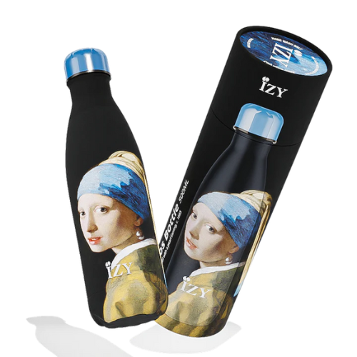 Izy Bottles Izy Bottles thermosfles Meisje met de parel Vermeer 500 ML