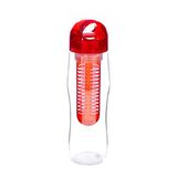 Yoko Design 1429 fles Detox met theezeef kunststof 25 x 7,2 x 7,2 cm