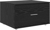vidaXL Ladekast Zwart Eiken 55 x 45 x 31 cm