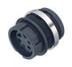 Binder 99-0648-00-08 Connecteur femelle à souder M18, Polyamide, contacts argentés, IP40, 60V, 5A
