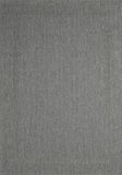 the carpet Mistra – robuust buitentapijt, weerbestendig & modern, voor balkon, terras of keuken, antraciet met subtiel kaderpatroon in geweven look, 120 x 170 cm