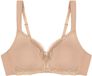 Triumph Modern Lace + cotton N damesbeha (1 stuk), neutraal beige, 100E