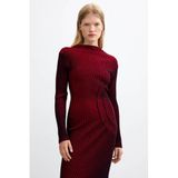 Desigual midi jurk met dessin