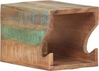 vidaXL Wandfietsenrek 35x25x25 cm massief gerecycled hout