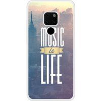 Huawei Bedrukt siliconen hoesje compatibel met Mate 20 Music is life