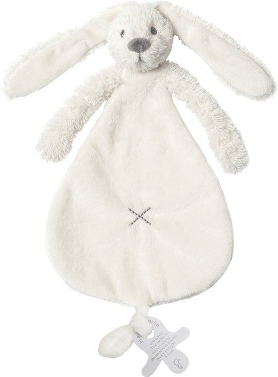Happy Horse Konijn Richie Knuffeldoekje - Wit - Pluche - 25 cm