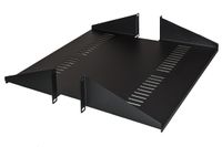 LINK LKRIP450N 19" 1U 450mm Black Metal Open Rack Shelf