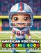 American Football Coloring For Kid Book Age 4-8