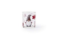 Excelsa Gnomo Set van 3 kerstglazen, glas, 250 ml