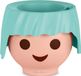 LECHUZA Playmobil OJO - Plantenbak - ALL-IN-ONE set met stick-bewateringssysteem - aquamarijngroen
