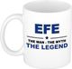 Bellatio Decorations naam cadeau mok - Efe - man myth legend - koffiemok - 300 ml - collega - vaderdag
