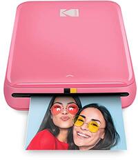Kodak Step Instant Photo Printer met Bluetooth/NFC, 5,1 x 7,6 cm ZINK-fotopapier en KODAK-app voor iOS en Android (Roze)