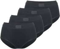 Sloggi Dames maxi slip 4 pack Double Comfort T Zwart