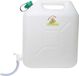 EDA Jerrycan met kraan 20 Liter Wit