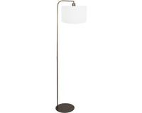 Steinhauer Lampadaire - Bronze - Métal/Textile - E27