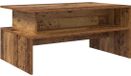 vidaXL Salontafel Oudhout 90 x 55 x 42,5 cm Bewerkt hout