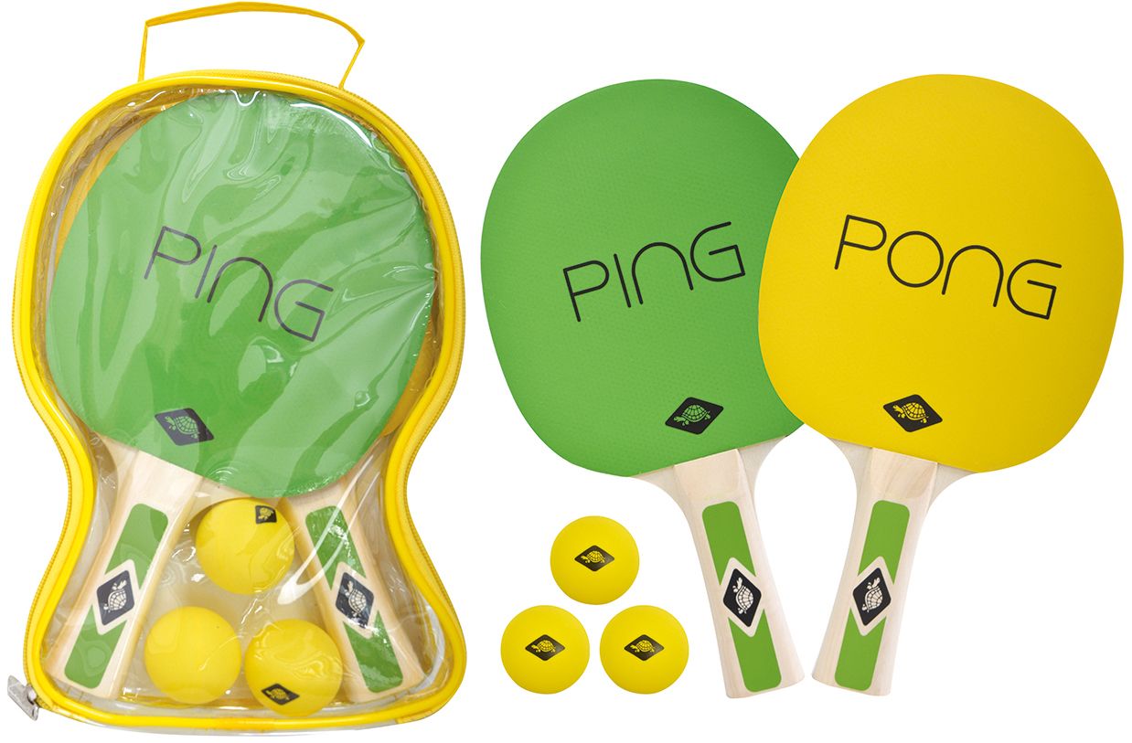 Donic Schildkröt DSK Fun Ping Pong Set - 2 stuks - 3 ballen - Tas