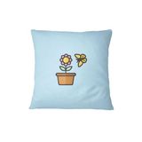 Bona Basics Decoratieve kussenhoes Lichtblauw 60x60 cm