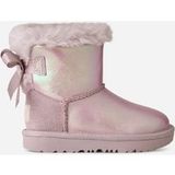 UGG® Mini Bailey Bow II Frosted-laars in Lavender Smoke, Maat 22, Wol
