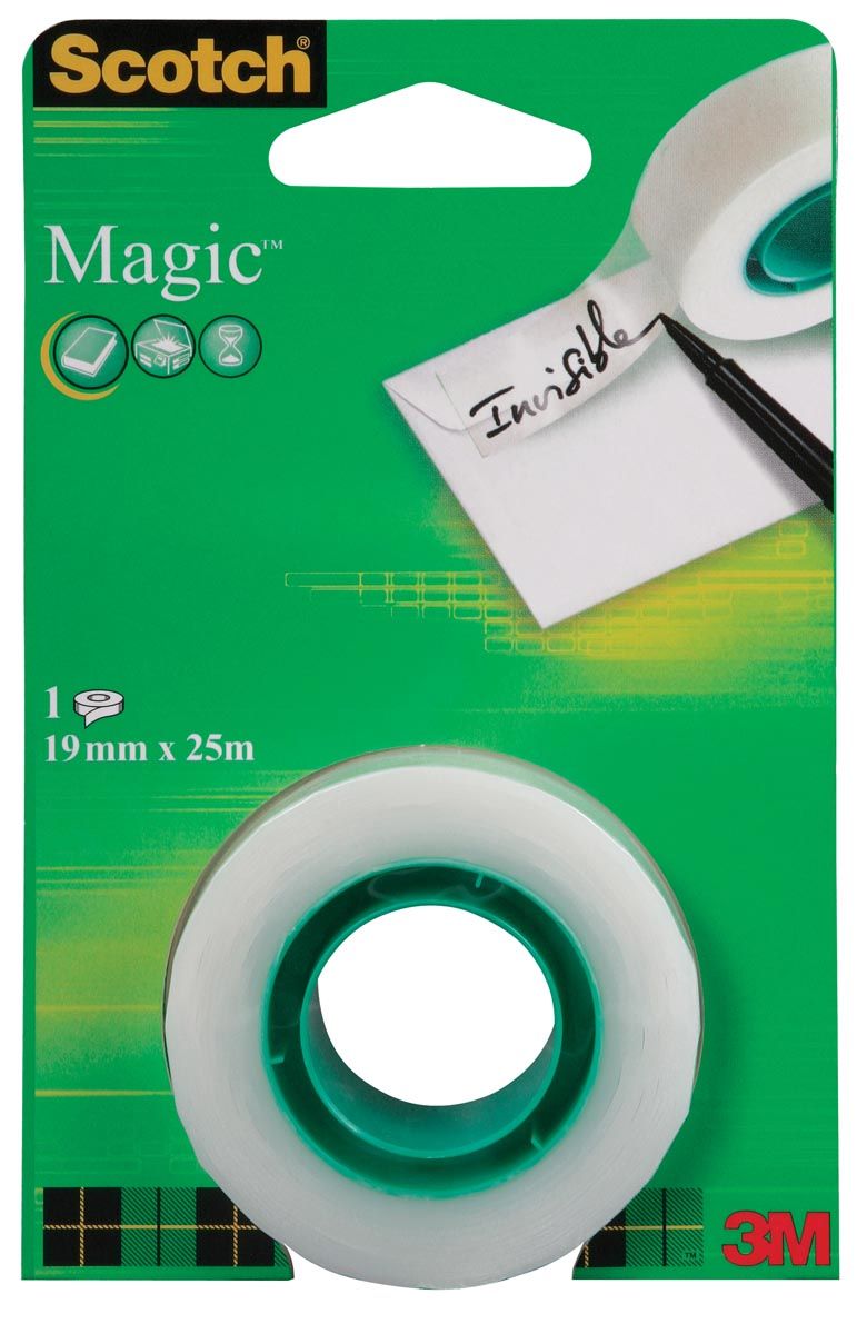 Scotch Magic Tape - 19 mm x 25 m - 1 rolletje - 0051131592117