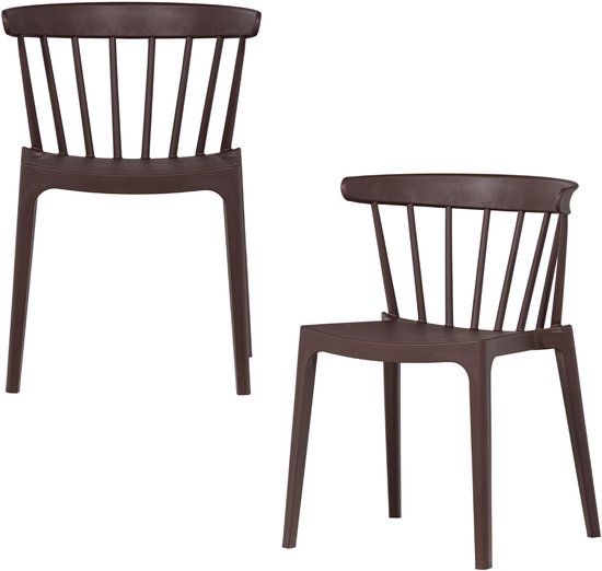 WOOOD Bliss Tuinstoelen - Kunststof - Jadegroen - Set van 2