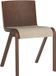 Audo Copenhagen Chaise de salle à manger Ready Chêne teinté rouge, assise bouclé 02