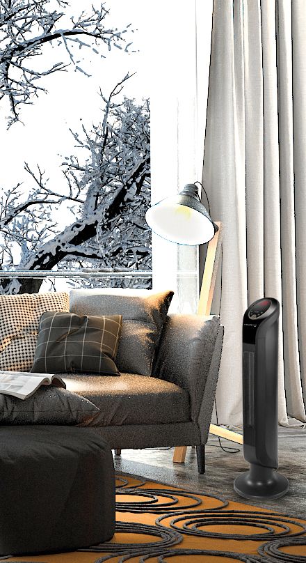 Rowenta Intense Comfort Hot SO9420 - Keramische Kachel - 2400W - Zwart