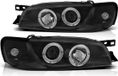 Viking Choice AP Onderdelen B.V. Koplampen dual halo rims SUBARU IMPREZA 05 93-10 00 ANGEL EYES ZWART